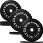 Olympic Bumper Plates Set, 2" Weight Plates for Strength Training & Weightlifting, Paris or Set or Set with Barbell, Multiple Options
