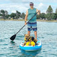 SUP Paddle - 3-Piece Adjustable Aluminium SUP Paddle with Glass Fiber Blade for Surfing, Floating, Water Sports