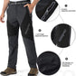 YSENTO Men's Fleece Lined Ski Snow Pants Winter Waterproof Softshell Insulated Hiking Cargo Pants