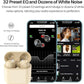 TOZO T6 Wireless Earbuds, Bluetooth 5.3 Ear Buds, Stereo Sound in Ear Headphones, 50 Hours Playtime, Wireless Charging Case, APP Customizable EQs, IPX8 Waterproof Earphones