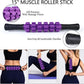 5 in 1 Foam Roller Set, Trigger Point Foam Roller Patented, Massage Roller Stick, Massage Ball, Stretching Strap for Deep Tissue Massager for Muscle Pilates Yoga Whole Body