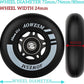 AOWESM Inline Skate Wheels 80mm 76mm 72mm 85a Outdoor Indoor Black Blue Red Roller Hockey Blades Replacement Wheels w/Bearings ABEC-9 and Floating Spacers (8-Pack)
