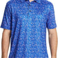 Men's Golf Polo Shirts Short Sleeve Striped Performance Moisture Wicking Dry Fit Golf Shirts for Men