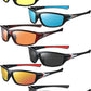Frienda 6 Pack Polarized Sport Sunglasses for Men Multipack Fit over Glasses Pack Lot Set Men's Sport Fishing Eyeglasses