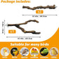 kathson 3pcs Natural Parrot Perch for Cage Wooden Bird Perches Grape Bird Stick Parakeet Climbing Standing Branches Toy Chewable Cage Accessories for Small Budgies Cockatiels Lovebirds Budgies