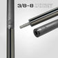 RHINO Nebula 2 Pool Cue - 100% Carbon Fiber Shaft & Composite Butt. Time Crystal Tip, Pro Taper Design, 12.4 mm,12.8 mm. 3/8-8 Joint, 3D Friction Grip. Low Deflection Pool Cue