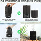 hygger Aquarium Sponge Filter 20-55 Gallon Fish Tank Filter for Breeding Fry Shrimp Snails Betta Air-Powered Filter with Reusable Biochemical Ball Spare Sponge Foam Filter
