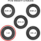 Micro Gainz Calibrated Fractional Weight Plate Set of 2 Plates, Choose Set (.25LB-1.25LB), Designed for Olympic Barbells for Strength Training & Micro Loading Bar Weights, Made in USA