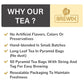BREWIX, Earl Grey Black Tea Bags (50 Pyramid Bags) Bold & Aromatic Tea with Bergamot | Gluten Free, Energizing & Caffeinated | Sugar-Free, High Caffeine | Gourmet Tea