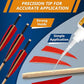Fletching Glue 100g, Heavy Duty Arrow Glue Kit for Carbon, Aluminum, Wood Shafts, Instant & Clear Arrow Insert Adhesive Bonder for Fletching Vanes, Feathers and Inserts