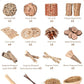 31PCS Rabbit Chew Treat Toys for Teeth Health, Natural Bunny Enrichment Toys for Boredom & Stress Relief, Keep Busy Toys for Guinea Pig Chinchilla Hamster Rat Gerbil Degu Indoor Outdoor