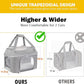 Large Cat Carrier Soft Side Pet Carrier for Kitten Puppy Collapsible Travel Small Dog Carrier, TSA Airline Approved Pet Carriers for Under 20 lbs, Gray