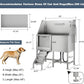 50" Dog Bathtub for Large Dogs, Professional Dog Washing Station with Wash Tub Attachment, Bath Pool for Outdoor, Indoor Shower and Grooming (50" Left Door)