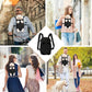 FEimaX Dog Carrier Backpack Pet Legs Out Front Cat Travel Bag, Adjustable Puppy Backpacks Carriers Hands-Free for Small Medium Dogs Cats Hiking Traveling Camping Daily Walking (Medium, Black)