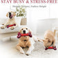 Apasiri Tough Dog Toys for Aggressive Chewers Large Breed, 2-Pack Dogs Chew Toys for Large Medium Dogs, Nylon and Rubber Dog-Bones for Teething Chew, Beef Flavor, for Doggo 20-75 lbs