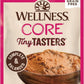 Wellness CORE Tiny Tasters Pate Adult Wet Cat Food, Natural, Protein-Rich, Grain Free, 1.75-Ounce Pouch, 12 Pack, (Duck)