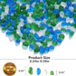 Sea Glass Stones - 2.9LB/46.4oz Green Mixed Frosted Glass Pebbles Gemstones - Perfect for Aquarium Rocks, Fish Tank Gravel, Vase Fillers, Seaglass DIY Crafts, and Home Decor