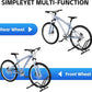 Bike Floor Stand Indoor Bike Stand for Garage/Home,Adjustable Bicycle Parking Stand Fit for 16"-29" Wheel Mini/Mountain/Road Bikes Heavy Duty Metal (Size-01)