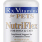 Rx Vitamins NutriFlex for Cats & Dogs - Glucosamine for Dogs Hip and Joint Supplement - with Bovine Collagen and Chondroitin - Joint Pain Relief & Anti Inflammatory for Dogs - Beef Liver (90 chews)