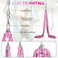 Aerial Silks Kit & Aerial Yoga Hammock - 11Yd Premium Fabric Hardware - Easy Setup for Flying Yoga, Aerial Swing & Fitness - Supports Up to 14ft Rigging
