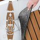FOCEAN Boat Flooring EVA Foam Boat Decking Faux Teak Marine Flooring Boat Mat Boat Carpet Sheet for Motorboat RV Yacht Kayak Surfboard, 94.5"x 47.2"/35.4"/23.6"/15.7"