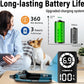 Casfuy Smart 6-Speed Dog Nail Grinder - 50% More Power Pet Nail Grinder with 2 LED Lights Quiet Rechargeable Electric Dog Nail Trimmers File Toenail Grinder for Large Medium Small Dogs & Cats (DB)