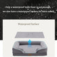 Bedfolks Orthopedic Dog Bed XL, Waterproof Dog Sofa Bed for Extra Large Dogs, Egg Foam Pet Couch Bed with Removable Washable Cover and Nonslip Bottom, Dark Grey