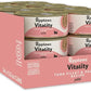 Applaws Vitality Wet Cat Food Paté, Natural Canned Cat Food, Wet Food for Cats with Added Vitamins and Minerals, Grain Free, Carrageenan Free, Tuna Fillet and Salmon (24 Count, 5.5oz Cans)