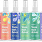 ASUTRA Yoga Mat Cleaner Spray Variety Pack (All Scents), 4 fl oz (Pack of 6) - No Slippery Residue, Organic Essential Oils, Deep-Cleansing for Fitness Gear & Gym Equipment, Microfiber Towels Included
