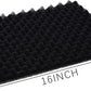 Aquarium Filter Media Bio Sponge Pad 16 x 12 x 1 inch, Fish Pond Foam Filter 20/30/40 ppi Set 3