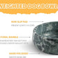 Natural Marble Dog Bowl, 5lbs Non-Slip Cat and Dog Food Bowl Dish, Non-Tipping Weighted Puppy Pet Dish, Durable Food and Water Bowls, Easy to Clean, Holds 4 Cups(Indian Green)
