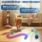 Dog Balls: Interactive Dog Ball Auto Rolling - Interactive Dog Toys for Aggressive Chewers - Bouncy & Throwable, Type-C Rechargeable, Washable, for Small & Medium & Large Dogs – Blue