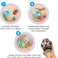 Outward Hound by Nina Ottosson A-Maze Ball Dog Treat Puzzle Ball, Level 2 Intermediate, Green