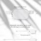 ODODOS Unisex Mini Belt Bag with Adjustable Strap Small Fanny Pack for Workout Running Traveling Hiking, White