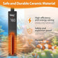 hygger Upgrade Ceramic Aquarium Heater, 100W Digital Fish Tank Heater with Automatic Power-Off and Over-Temperature Protection, Energy Saving Submersible Aquarium Heater for Freshwater and Saltwater