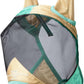 Harrison Howard Pro Luminous Horse Fly Mask Standard with Ears UV Protection for Horse Champagne Gold/Mint Medium Cob