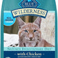 Blue Buffalo Wilderness High-Protein, Grain-Free Natural Dry Food for Adult Cats, Indoor Hairball Control, Chicken, 11-lb. Bag