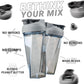 HELIMIX 2.0 Vortex Blender Shaker Bottle Holds upto 28oz | No Blending Ball or Whisk | USA Made | Portable Pre Workout Whey Protein Drink Shaker Cup | Mixes Cocktails Smoothies Shakes | Top Rack Safe