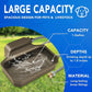 Automatic Dog Water Bowl Dispenser 1 Gallon - Outdoor Pet Water Bowl Feeder for Dogs, Livestock, Chicken - Auto Fill - Food Grade Material - Easy to Install - Brown