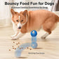 Zoomie Buddy 2.0, Zoomie Buddy for Dogs, 2 in 1 Smart Touch Interactive Dog Balls ＆ Pet Feeder, 2.83" Diameter, Suitable for Small/Medium Dogs, with Fruit Plush Cover (Orange, Only)