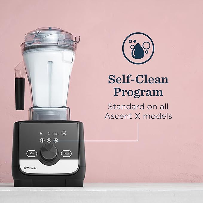 Vitamix Ascent X3 Professional Grade Blender for Smoothies, Soups and Frozen Desserts, 48oz Pitcher, Shadow Black
