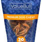 ValueBull Chicken Feet for Dogs, 25 Count - All Natural Dog Chew, Hip and Joint Chew, Single Ingredient Dog Treat