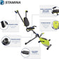 Stamina Wonder Exercise Bike | Build Upper and Lower Body Strength on One Machine | Includes Two Online Workout Videos, Chartreuse and Gray