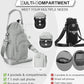 Water Bottle Holder with Strap, 4 Big Pockets with Compartment, 24oz/32oz/40oz Crossbody Water Bottle Carrier Bag