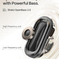 SHOKZ New OpenFit 2 Open-Ear Headphones, True Wireless Bluetooth Earphones with Microphone, Earhook Earbuds with 48 Hours of Playtime, Fast Charging, IP55 Water-Resistant, with Carrying Bag, Beige