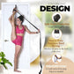 Pilates Stretching Strap with Door Anchor - Flexibility Equipment for Pilates Practitioners - Ideal for Improving Leg Flexibility, Core Stability, and Posture Alignment at Home