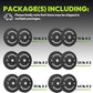 Bumper Plates 2 - Inch Olympic Weight Plate Set for Barbell, 10-55 lb Rubber Weights Sets for Home Gym, Strength Training Plate, Weight Lifting, Black