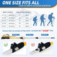 Lightweight Collapsible Kids Hiking Poles - Retractable Kids Hiking Stick, Telescoping Aluminum Trekking Poles 2 Pack, Adjustable Kids Ski Poles by Croosse