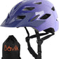 Kids Bike Helmet,Bavilk Kids Boys Girls Bike Helmets with LED Light Detachable Visor Children Youth Teen Multi-Sport for Skating Cycling Scooter Skateboard Adjustable & Lightweight 19.7"-22.4"