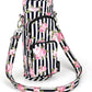 Betsey Johnson Insulated Water Bottle Pouch Holder Carrier Crossbag with Adjustable Shoulder Strap - Lightweight Polyester Accessories with Pockets Good for Hiking Sports